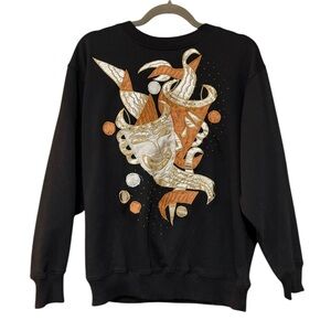 Vintage Sail Away Royal Cruise Line Appliqué Sweatshirt | Black | 80s 90s